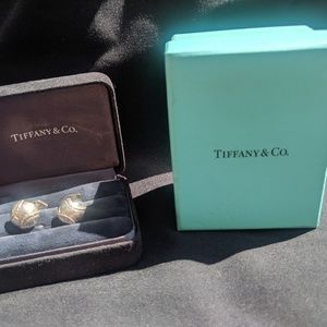 Tiffany and Co baseball cuff links